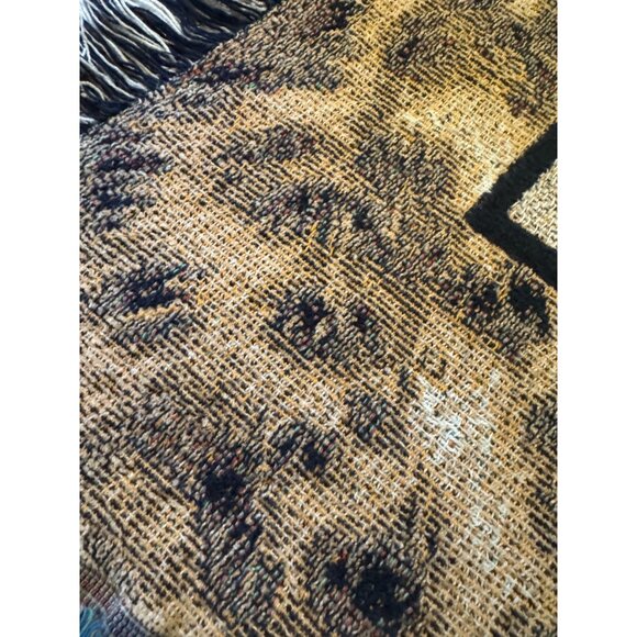 Vintage Boyds Bears & Friends Tapestry Throw Blanket – Leopard Trim – Adorable B - Picture 9 of 16